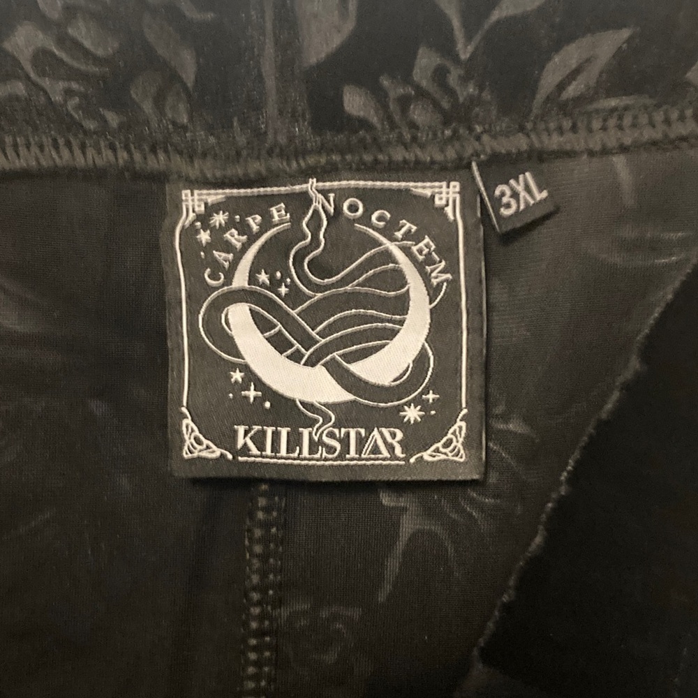 Killstar Black Asymmetrical Skirt - Picture 2 of 3